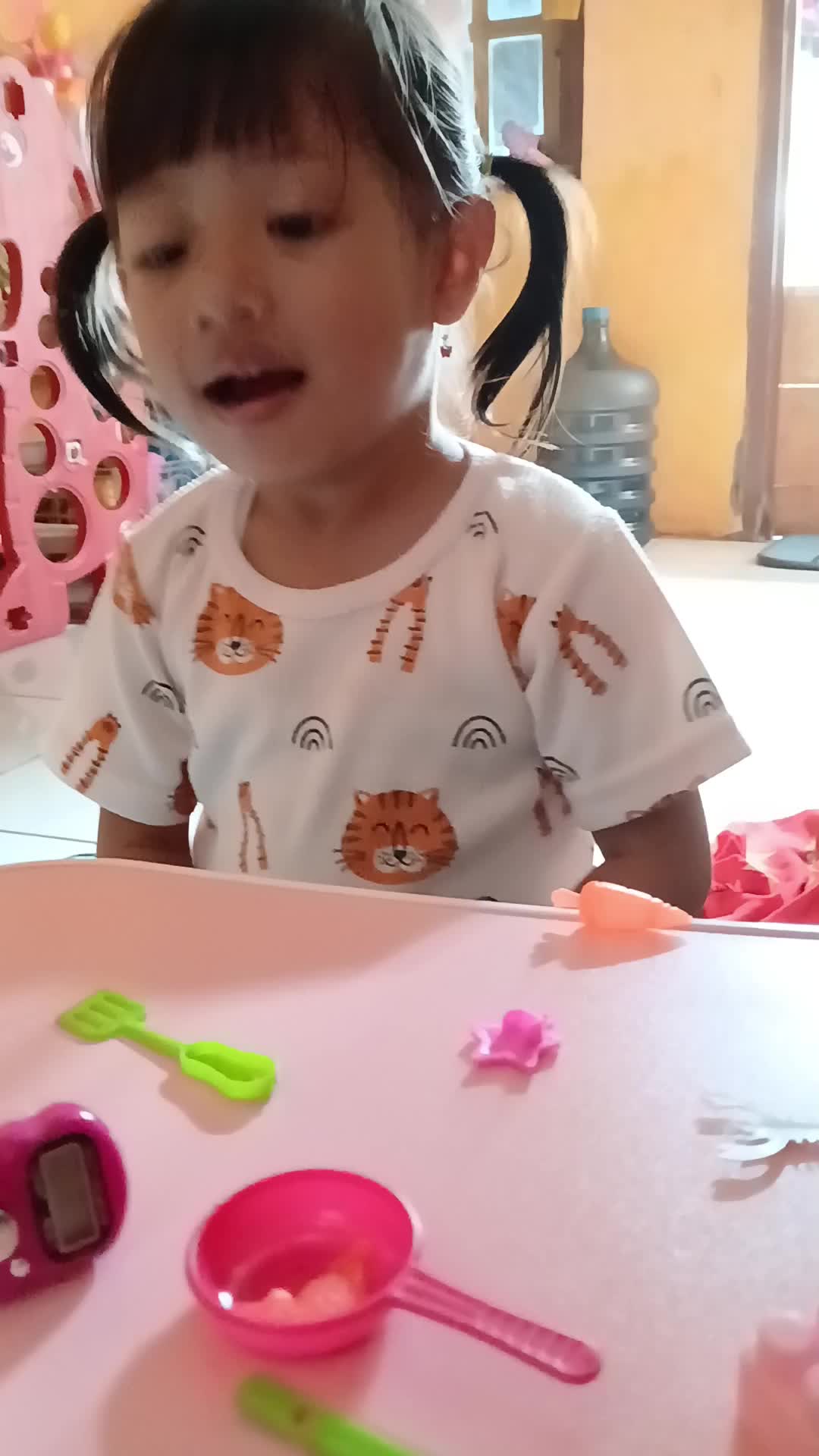 masak" with kakak and adik
 #toddleractivity 