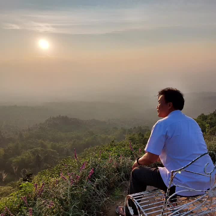 view di Bukit Bintang Jipang Curup, Rejang Lebong