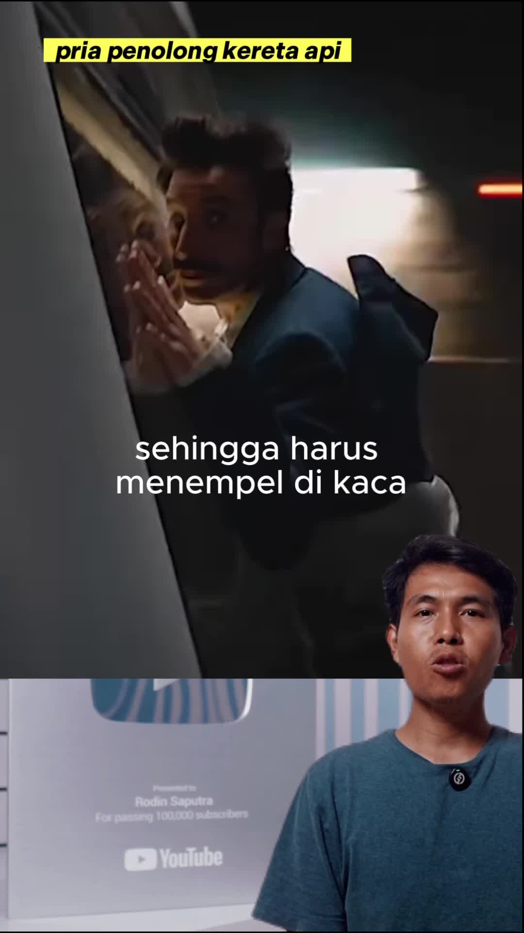pria super penolong kereta api #komedi #lucu #funny