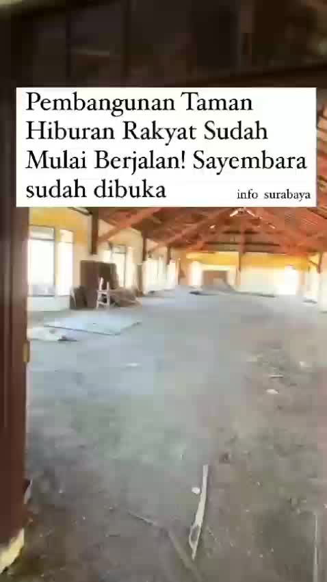 pembagunan THT / taman hiburan rakyat surabaya