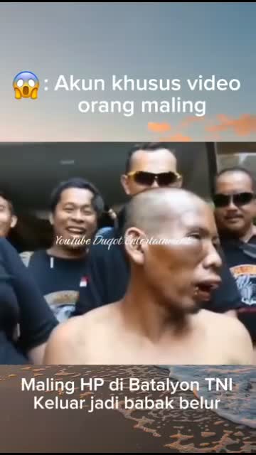 Curi HP di batalyon berakhr dikasih salam olahraga
