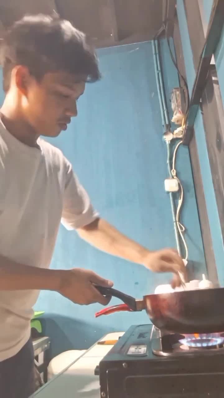 cooking teriyaki chicken food