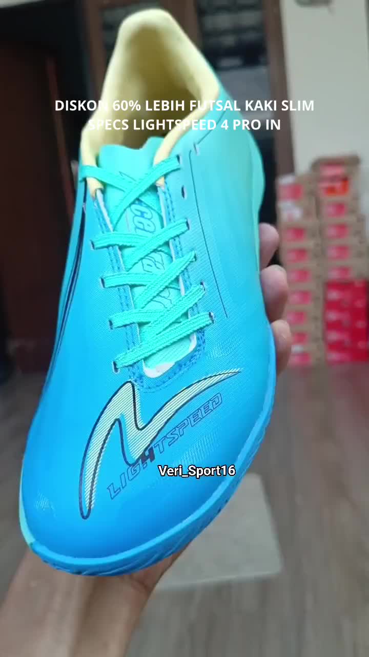 DISKON 60% LEBIH SEPATU FUTSAL.
SPECS LIGHTSPEED 4 PRO IN.
Rp.599.800 JADI Rp.230.000.

VERI SPORT ORIGINAL GAK HARUS MAHAL.
ORDER KLIK 👇

W