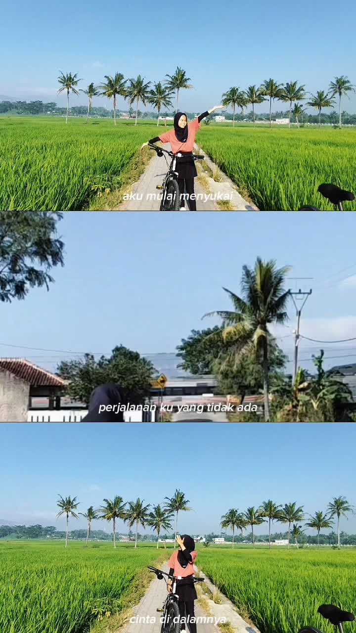 Aku mulai menyukai perjalanannya:)
kira-kira kemana lagi ya🤔
 #gowesmelawanmalas 