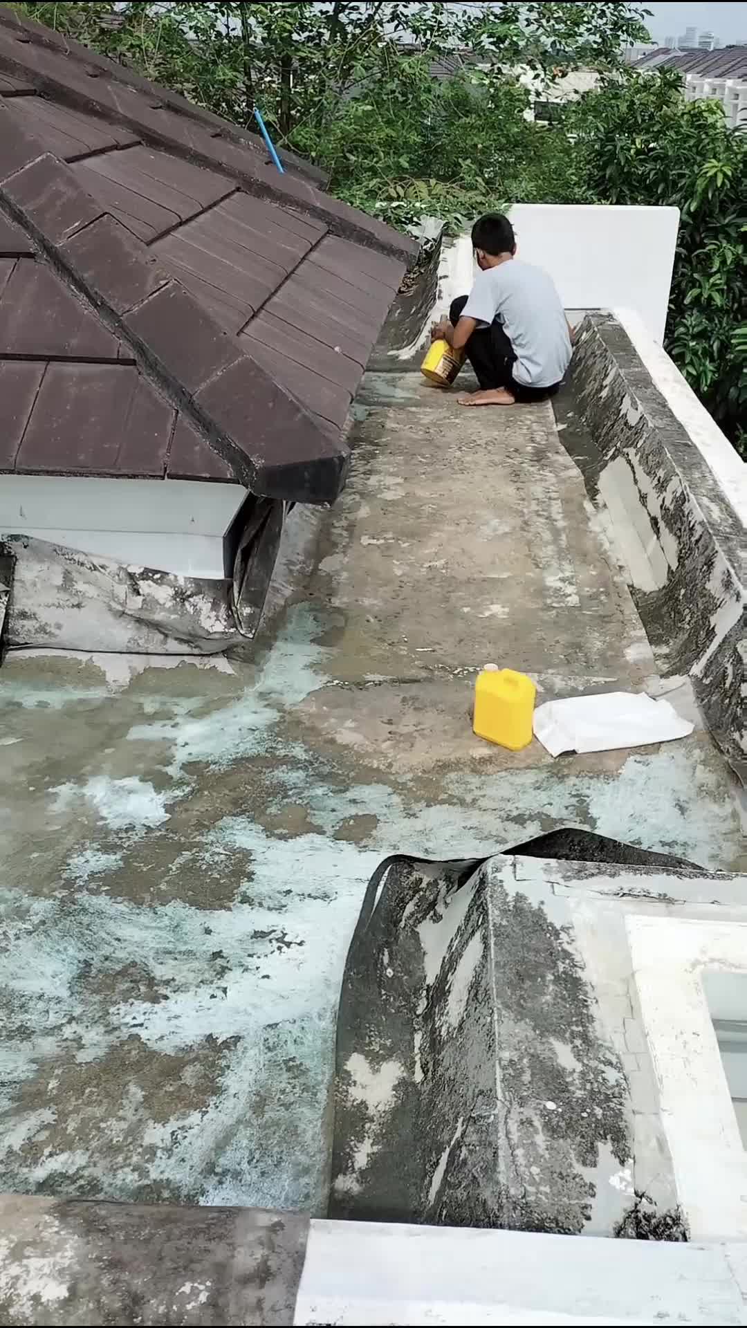 Perbaikan bocor atap