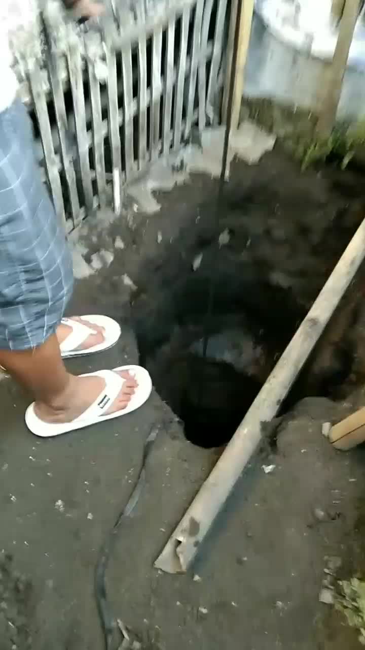 sumur nya kering jadi keruh