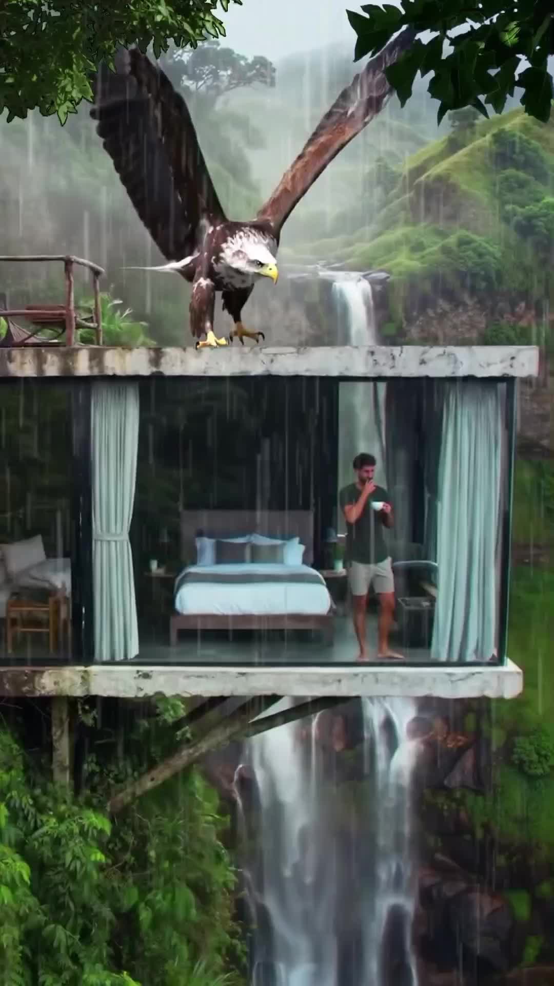 lagi santai ternyata ada yg ngintai.. 