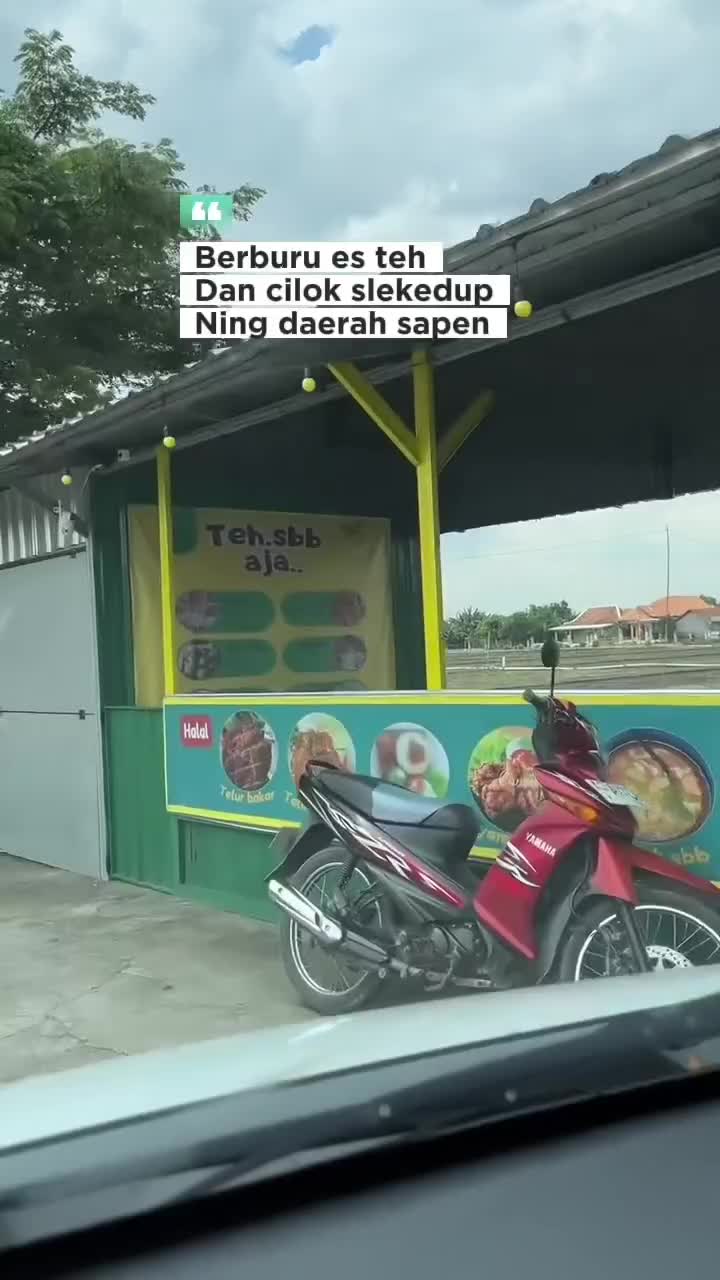 Berburu es teh dan Cilok di desa sapen, siapa mau ikut
