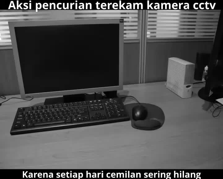 karena sering terjadi fitnah dan soudzunitas antar karyawan karena setiap hari cemilan dikantor sering hilang , akhirnya sepakat patungan me