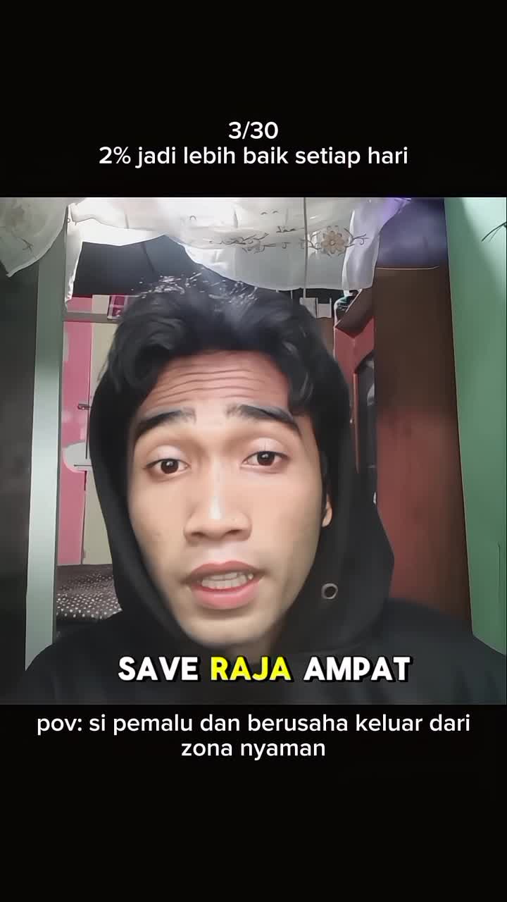 hari 3 agar lebih pede depan kamera