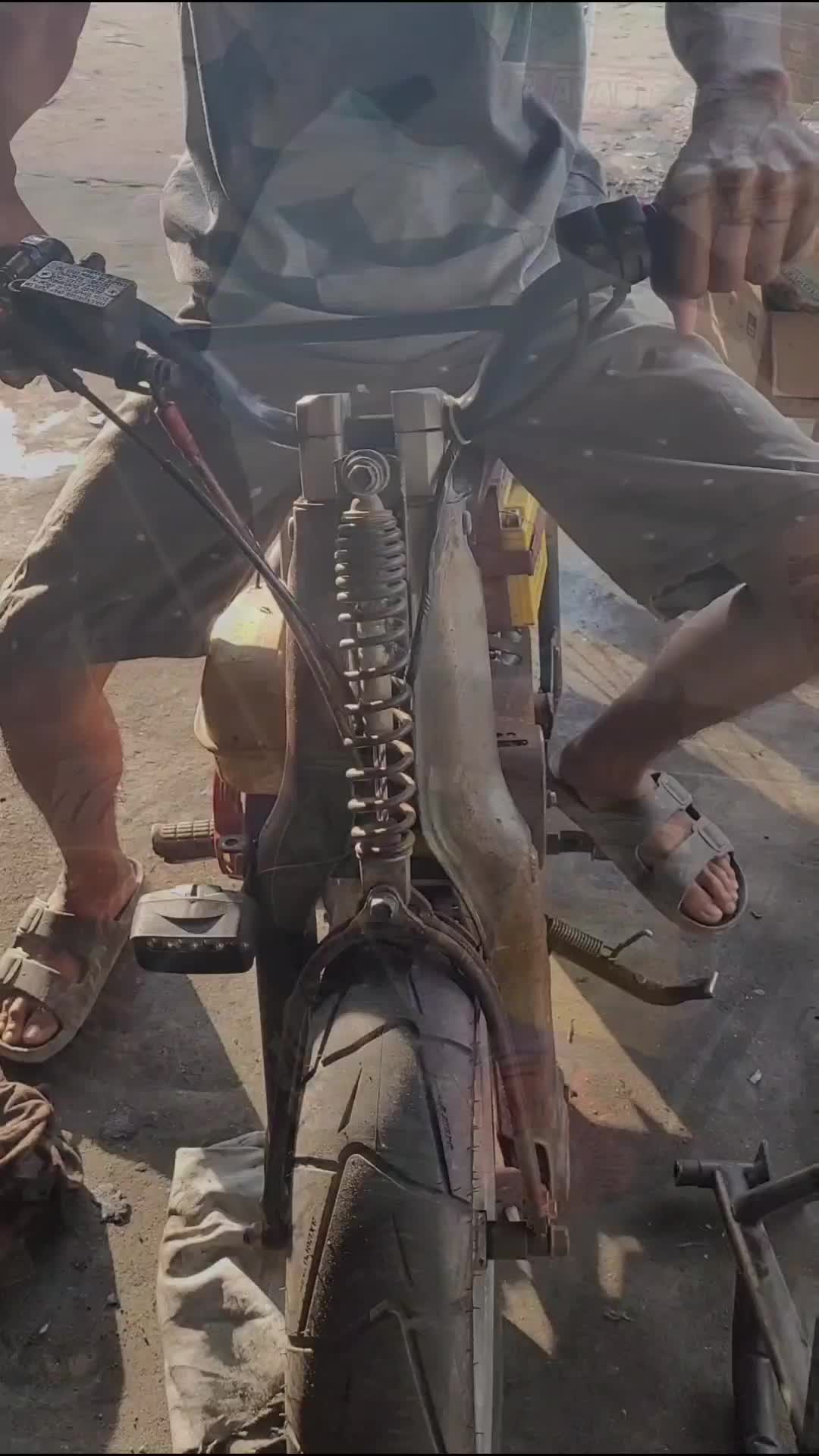 motor karya anak kita dari mesin robin