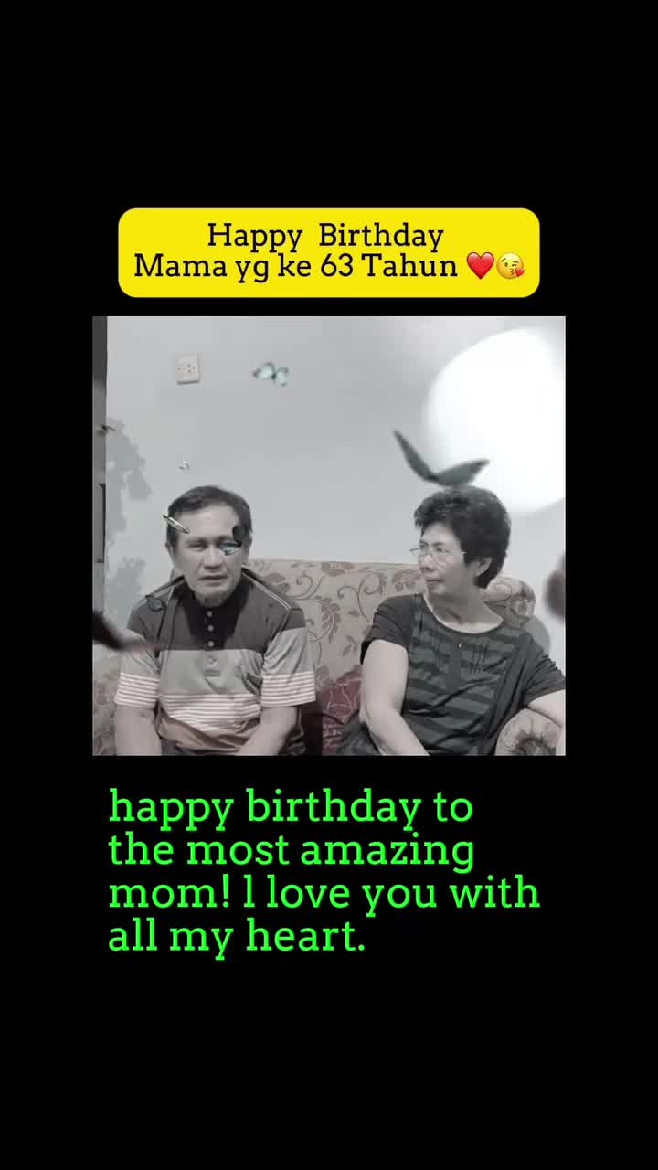 Selamat ultah MaMa sayank, long life, yach 🥳❤️😇   #selamatulangtahun #godblessyou 