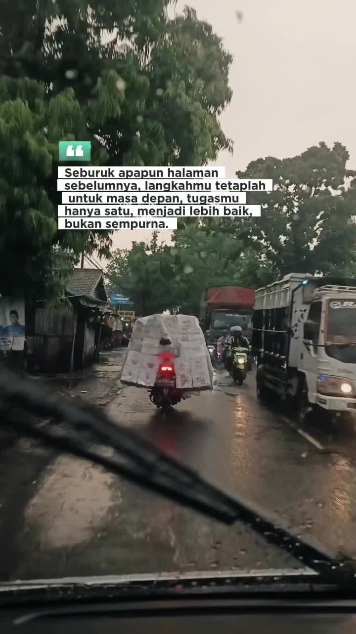 berusaha menjadi lebih baik dari kemarin