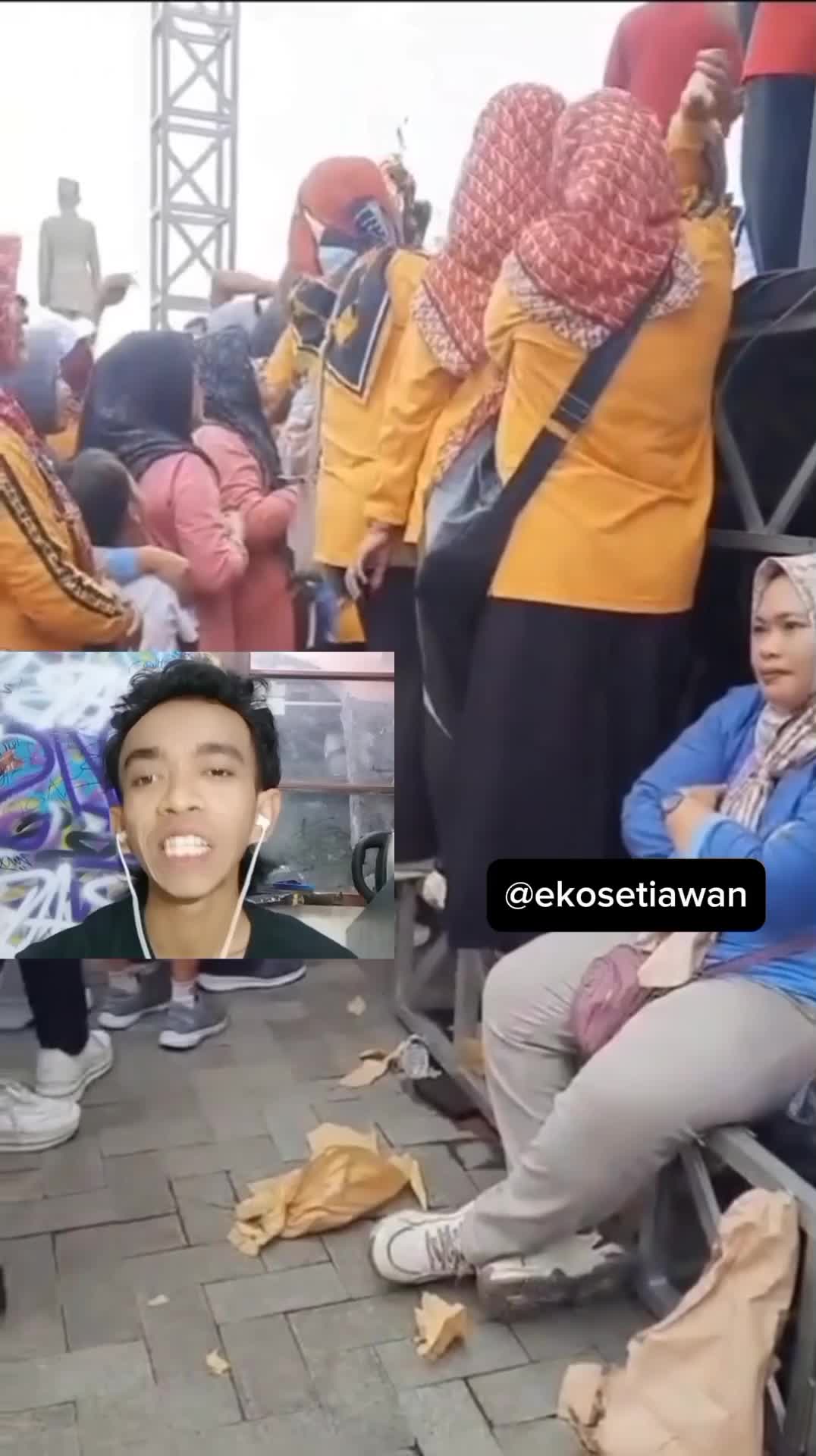 enak enak lagi duduk santai hadiahnya datang sendiri ✨😍 #reactiont #duett #virall 