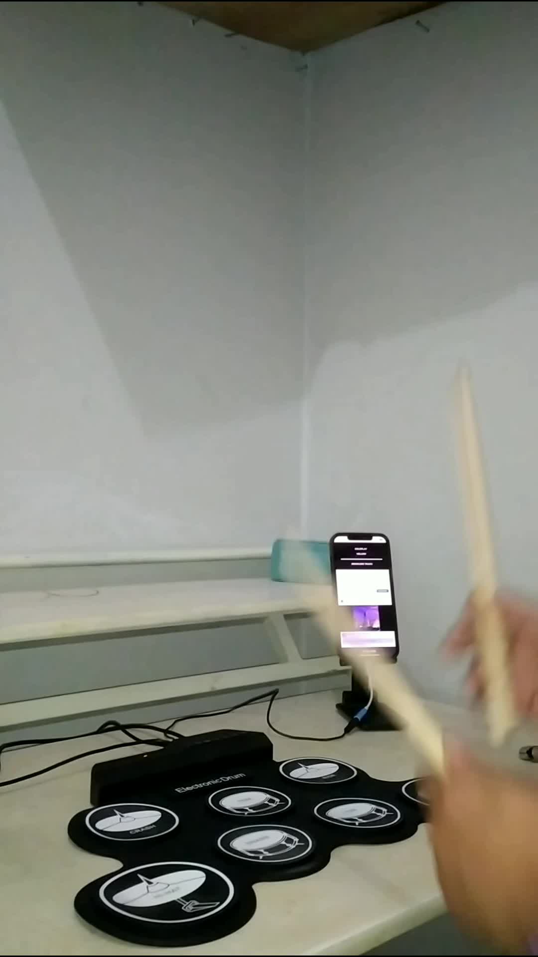 drum pad cover yellow - coldplay
