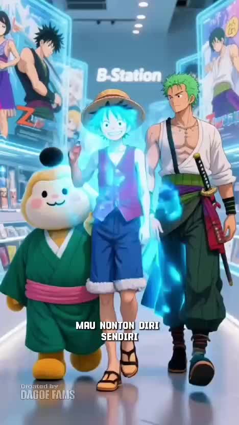 KETIKA LUFFY KE BSTATION #onepiece #bstation #dagoefams @bstation